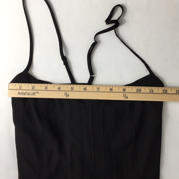Banana Republic Black Criss Cross Back Midi Dress - Picture 12 of 14